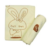 베로나 극세사 대형 비치타올, 옐로우, 2개