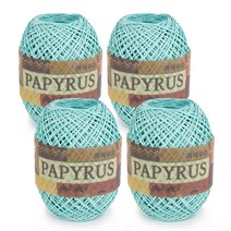 쎄비 파피루스 종이실 40g x 4p 세트, 연한 민트, 100m, 4개