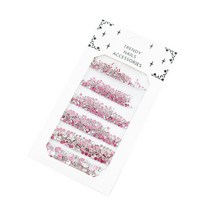 트렌드 원형 평스톤 6종 세트 1300p, 크리, 1개