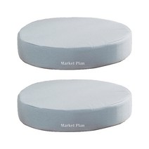 마켓플랜 고밀도 스펀지 방석 원형 8cm 2p