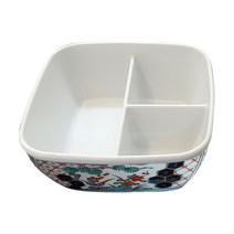 하코야 사각 3절 나눔 도자기볼 570ml + 덮개 BL-1087, 육각소나무, 1개