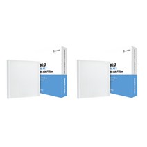 CHAMOA 헤파 11등급 PM0.3 차랑용 에어컨 필터, 2개, A111