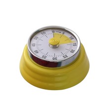비엘와이 아날로그 쿠킹 타이머 BLnY-ALT60, YELLOW, 1개