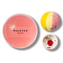 팔레트슬라임 베리레시피 라즈베리 소르베 우드글루 슬라임 200ml + 25ml + 스쿱, 혼합색상