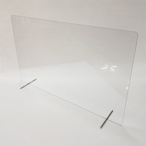 피노마켓 비말차단용 아크릴 볼트형 투명 가림막 대형 90 x 60 cm