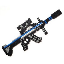 블럭통 디폼블럭 칼 총 만들기 59, 혼합색상