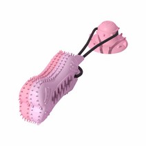 반려견 이갈이 무는 뼈다귀 장난감, Pink, 1개