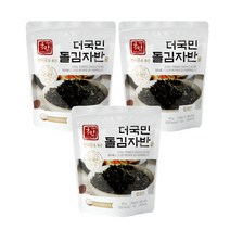 더국민 현미유로 볶은 돌김자반, 3개, 40g