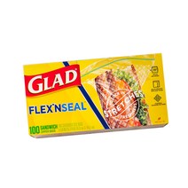 글래드 플렉스앤씰 샌드위치백 100p, 1개