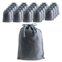 부직포 복주머니 더스트백 20 x 27 cm 25p, 그레이, 1개