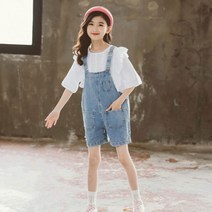 엣지랜드 아동용 허클 멜빵 투피스세트