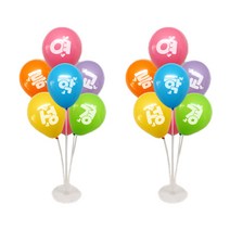 와우파티코리아 여름성경학교 풍선 꽂이 세트, 2세트