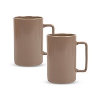 미소 그린들리 롱머그, 브라운, 2개