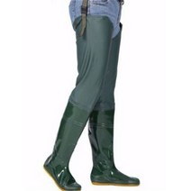 인조이굿즈 모내기 낚시 장화, 그린, 225