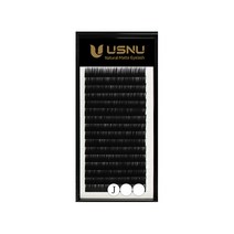 어스엔유 아이래쉬 무광 연장 속눈썹 J컬 일반형 T0.20mm x 11mm, 1개