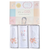 행복한쇼핑몰 여아용 풍선과 여우 끈런닝 3종 세트
