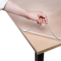 쾌청 이케아 락캅텐 크릴레 책상 전용매트, 투명