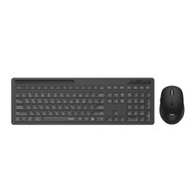 아이노트 KM708R 무선 키보드 마우스 세트, 일반형, BLACK