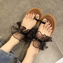 TCR 여성용 엄지고리 레이스 샌들