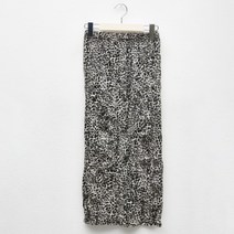 호피 패턴 데일리 꽈배기 롱 스커트 TT3SK003L0