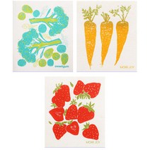 밀레마 모어조이 셀룰로오스 행주 B 3종 세트, 1세트