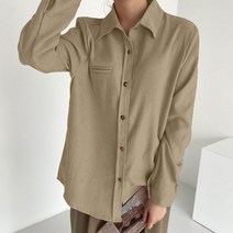 페이퍼먼츠 여성용 소프트 코듀로이 셔츠 남방 00581