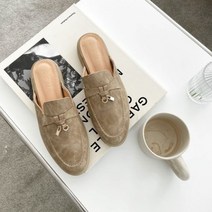 여성용 금장장식 스티치 뮬 2cm si9109