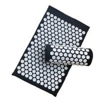 마켓풀 지압매트 + 발지압판 세트, 1세트, 블랙