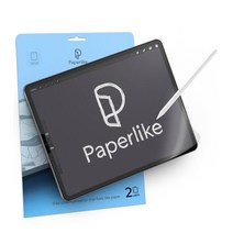 페이퍼라이크 아이패드 액정보호 종이질감 필름 2p 세트, 투명