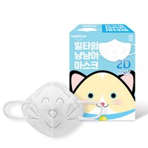 힐타임 냥냥이 마스크 초소형 화이트, 25개입, 1개