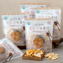착한상점 구수하게 끓여먹는 솥뚜껑 누룽지, 500g, 5개