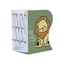 동아 길이조절 띵킹쇼 자바라 책꽂이 10 동물원, 사자
