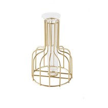 하로아 골드메탈 철제 화병 800g, 골드