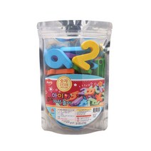 아이와 똑똑 자석놀이 숫자 지퍼백 타입, 1세트, 26피스