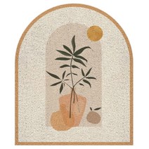 거실인테리어 세로버전 미끄럼방지 입구도어 흙발 매트, 여름맑은하늘, 1개