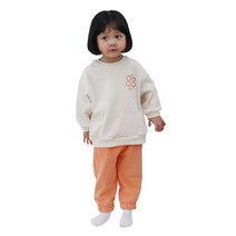 베베나인 아동용 스마일플라워 상하복 세트