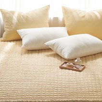 지베딩 샤베트 고밀도 80수 면 스프레드 겸 패드, 옐로우