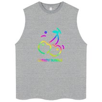 네스파 남성용 체리블러섬 나시 SNW_0110