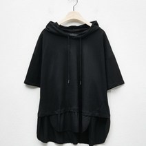 탱커스 캐쥬얼 후드넥 데일리 반팔 티셔츠 TU1TS004L0