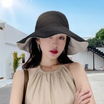 써니데이 여성용 사파리 넓은 챙 모자