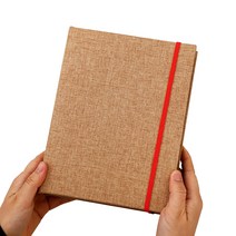 페이토 플라워 패턴 추억 사진 보관 앨범, 베이지, 50매