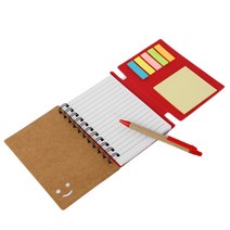 트리 아트스케치 스마일 볼펜 수첩, 레드(수첩), 랜덤발송(볼펜심), 1개