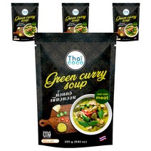 타이코코 그린 커리 수프, 250g, 4개