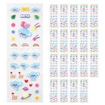 BT21 베이비 홀로그램 스티커, KOYA, 20개