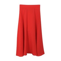 호울리 뒷밴딩 에이라인 롱 스커트 SK4602K24