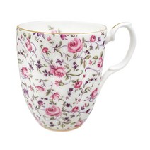 로얄알버트 뉴황실장미 빈티지 머그 0.4L, 로즈컨페티, 1개