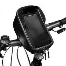 [gubplus9] 더 깔끔 자전거 오토바이 전동 킥보드용 원터치 핸드폰 거치대, 블랙, 1개