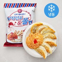 푸드어셈블 대구 칠성시장 납작만두 & 쫄면 2인분 (냉동), 560g, 1개