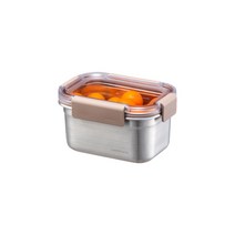 락앤락 스텐 모듈러 직사각 밀폐용기 520ml LST602, 단품, 1개