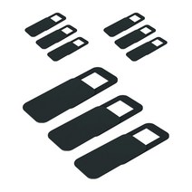 솔브리빙 카메라 개인 정보 보호 플라스틱 카메라 커버 스티커 3p x 3개, 블랙